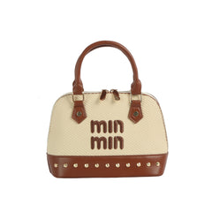 Stud Trim Dome Satchel