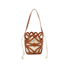 Cutout Cage Bucket Crossbody