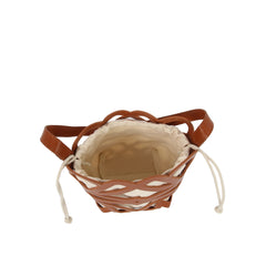 Cutout Cage Bucket Crossbody