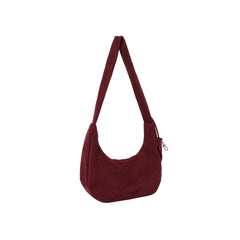 Soft Slouch Suede Shoulder Bag