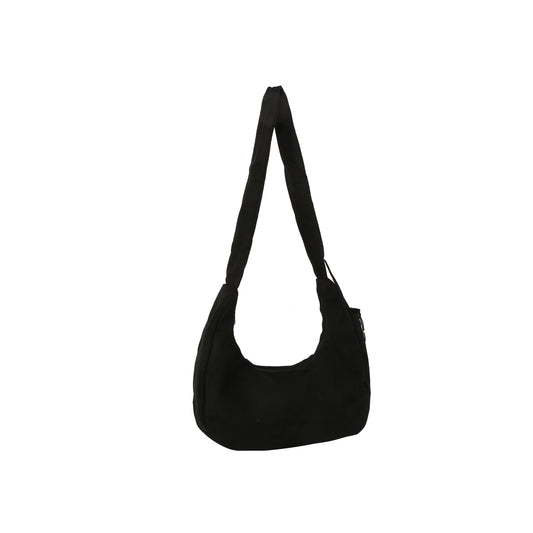Soft Slouch Suede Shoulder Bag