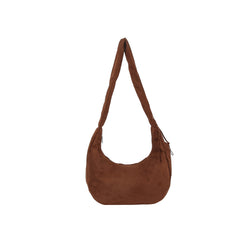 Soft Slouch Suede Shoulder Bag