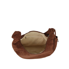 Soft Slouch Suede Shoulder Bag