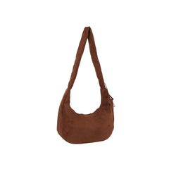 Soft Slouch Suede Shoulder Bag