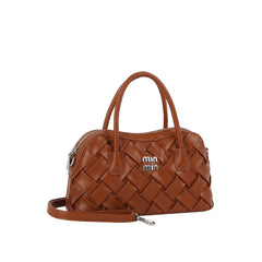 Woven Classic Mini Boston Bag