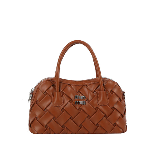 Woven Classic Mini Boston Bag