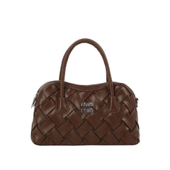 Woven Classic Mini Boston Bag