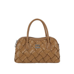 Woven Classic Mini Boston Bag