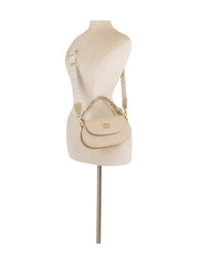 Braided Charm Woven Mini Crossbody