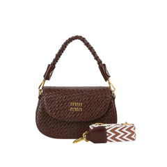 Braided Charm Woven Mini Crossbody