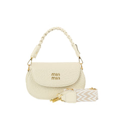 Braided Charm Woven Mini Crossbody
