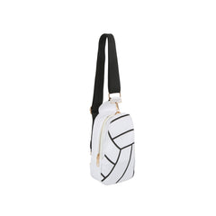 Sports Ball Print Sling Crossbody Bag