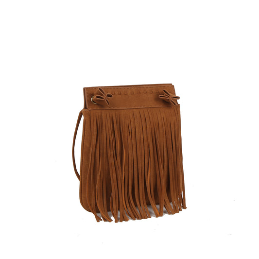 Fringe Flap Crossbody Bag