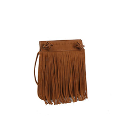Fringe Flap Crossbody Bag