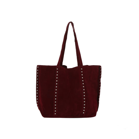 Studded Suede Everyday Tote