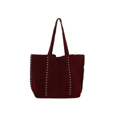 Studded Suede Everyday Tote