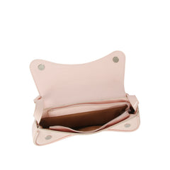 Glossy Curve Shoulder Baguette Bag