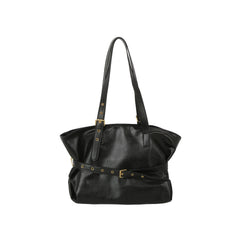 Belted Slouch Carryall Tote