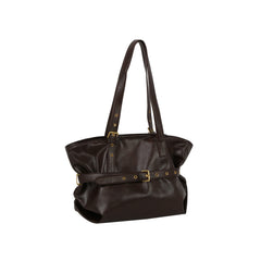 Belted Slouch Carryall Tote
