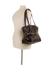 Belted Slouch Carryall Tote
