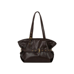 Belted Slouch Carryall Tote