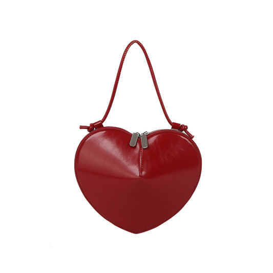 Heart Zip Mini Shoulder Bag