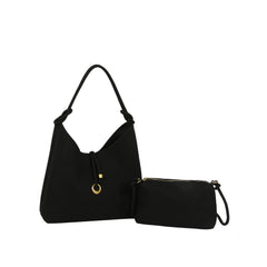 Knot Strap Hobo Shoulder Bag Set