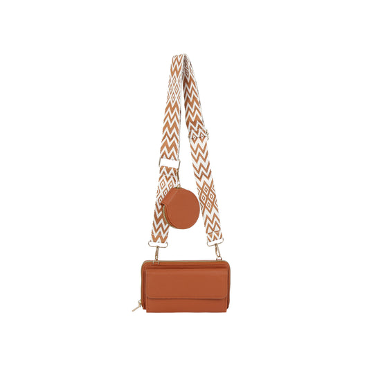 All-in-One Wallet Crossbody with Coin Pouch