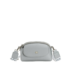 Flap Accent Mini Crossbody with Dual Zip Compartments
