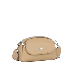 Flap Accent Mini Crossbody with Dual Zip Compartments