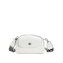 Flap Accent Mini Crossbody with Dual Zip Compartments