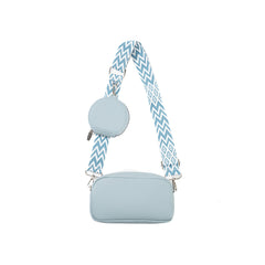 Compact Boxy Crossbody with Coin Pouch & Guitar Strap