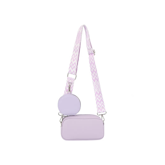 Compact Boxy Crossbody with Coin Pouch & Guitar Strap
