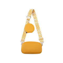 Compact Boxy Crossbody with Coin Pouch & Guitar Strap