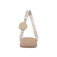 Compact Boxy Crossbody with Coin Pouch & Guitar Strap