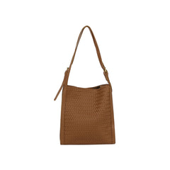 Woven Adjustable Strap Shoulder Handbag