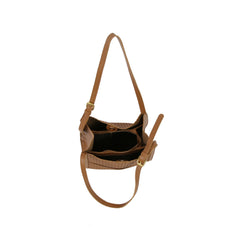 Woven Adjustable Strap Shoulder Handbag