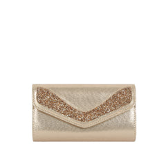 Glitter Edge Envelope Clutch Crossbody