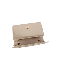 Crystal Stripe Evening Clutch Crossbody