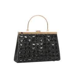 Gemstone Glam Frame Evening Bag