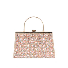 Gemstone Glam Frame Evening Bag