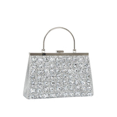Gemstone Glam Frame Evening Bag