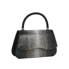 Radiant Crystal Top Handle Evening Bag