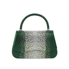 Radiant Crystal Top Handle Evening Bag