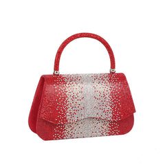 Radiant Crystal Top Handle Evening Bag