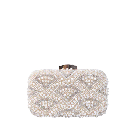 Pearl Radiance Box Clutch