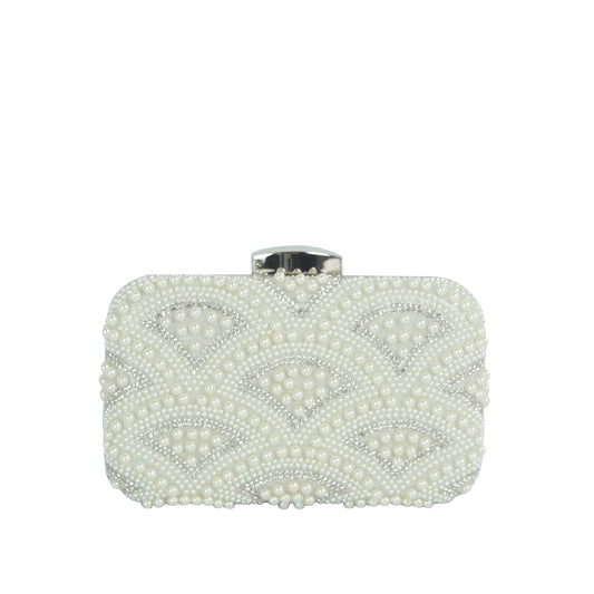 Pearl Radiance Box Clutch
