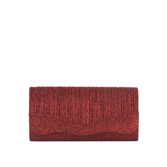 Shimmer Wave Envelope Clutch