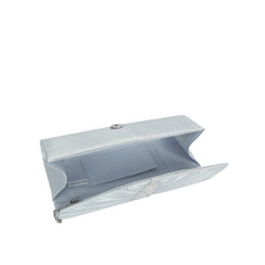 Radiant Pleated Rhinestone Clutch