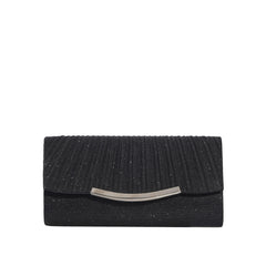 Shimmer Pleated Evening Clutch